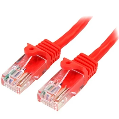 Bild av StarTech.com 5m red Cat5e / Cat 5 Snagless Ethernet Patch cable m network Röd meter