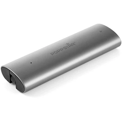 Bild av Poppstar M2.. NVMe kabinett för SSD minnen (USB C, M Key och B&amp;M Key/SSD format 2230/2242/2260/2280) upp till 10 Gb/s med termisk kudde
