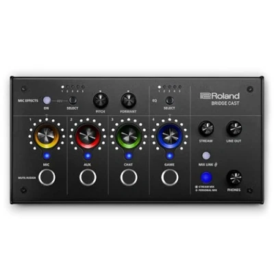 Bild av Roland Bridge Cast, 44100 96000 hz, Svart, 10,5 dBu, 5 V, 0.9 A, 222 mm