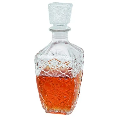 Bild av your castle Karaff med glaslock för whisky, konjak, whiskydekantslikör 900 ml, 23 x 9 cm