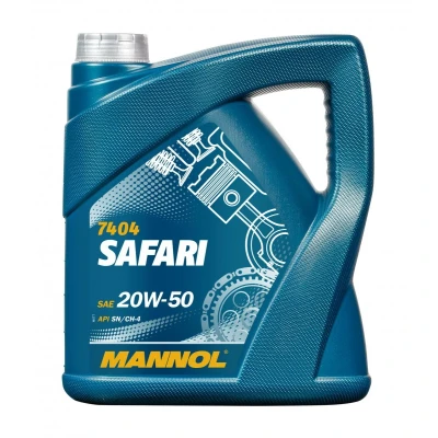 Bild av Mannol Safari 20W 50 4I Huile moteur MN7404 4 TOYOTA: Yaris II 3/5 portes, III RAV4 SUV, SUZUKI: SWIFT 4, 3