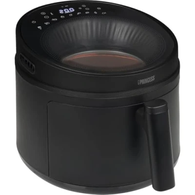 Bild av Princess Cyclone Vision Airfryer 5L, 200 C och 2,4 sekunder, kontrollfönster, diskmaskinssäkra delar, non stick, 8 förprogrammerade matlagningsprogram 1500 W, 01.182270.01.001