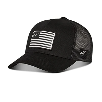 Bild av Alpinestars, Flagga Snapback, basebollkeps, svart svart, en storlek, herr