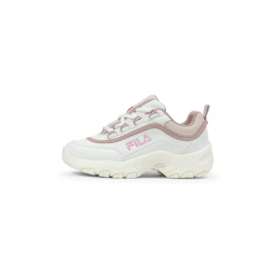 Bild av FILA Strada Logo barnsneakers för flickor, White mauve chalk marshmallow, 35 EU