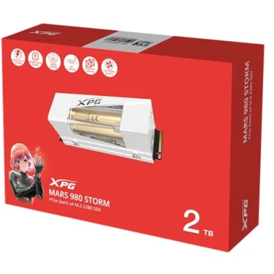 Bild av A Data XPG Mars 980 Storm SSD 2TB PCIe 5.0 M.2 2280