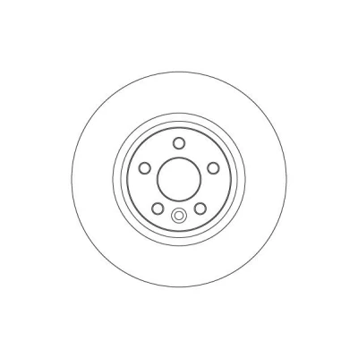 Bild av TRW Bromsskiva 325mm 30mm 5 108mm ventilerad lackerad höguppkolat DF6848S Bromsskivor
