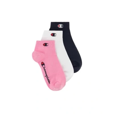 Bild av Champion Core Socks 3PP Quarter, Rosa (Fchsia), 35 38 EU (2 5 Storbritannien) Unisex Vuxen FW23, (Fucsia),