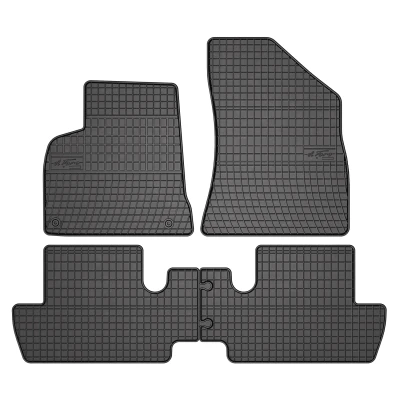 Bild av FROGUM 0638 Ensemble de tapis sol Caoutchouc avant et arrière 4 noir Sur mesure PEUGEOT: 3008 I