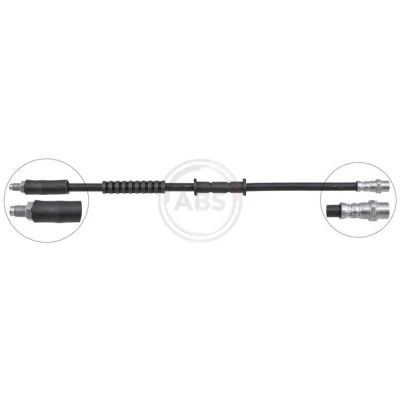 Bild av A.B.S. SL 1205 Flexible De Frein 446mm INN M10X1.0 RHT