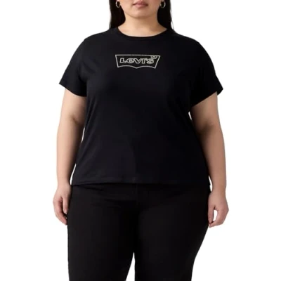 Bild av Levi&#039;s Plus Perfect Tshirt med print, Storlek: 58/60, Anthracite