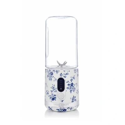 Bild av Laura Ashley China Rose Bärbar Mini Blandare med 450 ml Flaska från VQ Uppladdningsbar Smoothie via USB är Kompakt, Kraftfull och Perfekt för Kök, Sport, Resor Kontor