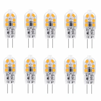 Bild av Jiotouhu Set med 10 G4 2 W LED lampor, 12 SMD 2835, varmvit 3 000 K, AC220V 240 V, AC 220240 200 LM