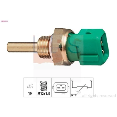 Bild av EPS 1.830.211 Sonde De Température Liquide Refroidissement Made in Italy OE Equivalent TOYOTA: Land Cruiser Prado 70 SUV, Corolla VI Compact