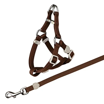 Bild av Trixie One Touch cat harness with leash nylon 26 37 cm/10 mm 1.20 m Assorted
