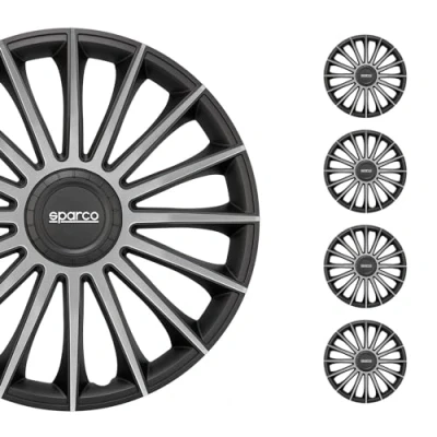 Bild av SPARCO TORINO SPC1593BKSV Navkapsel 15tum svart/silver