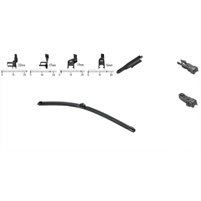 Bild av Balai d&#039;essuie glace Swf Alternative Connect 262207 530mm Sans Cadre VOLKSWAGEN: Golf 4, Polo IV 3/5 portes, Passat B5 GP Break