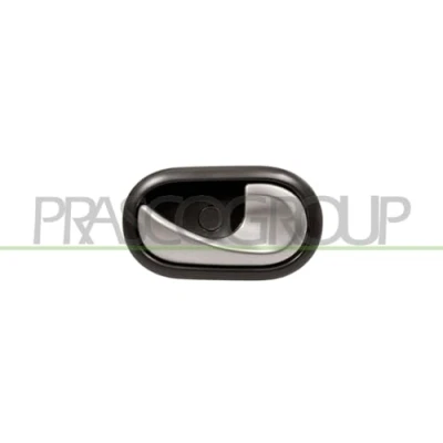 Bild av PRASCO DA2208617 Dörrhandtag inre, till höger bak, fram svart, silver med kabel DACIA: Duster SUV