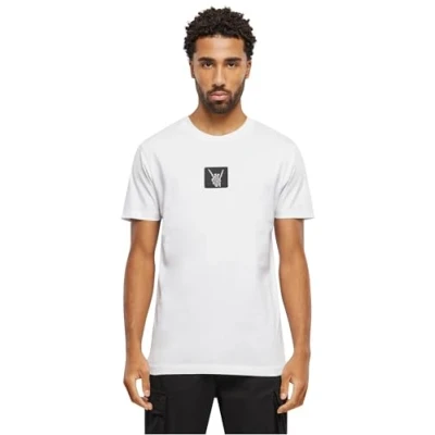 Bild av Mister Tee Skelett Patch Tshirt med print, Storlek: Medium, White