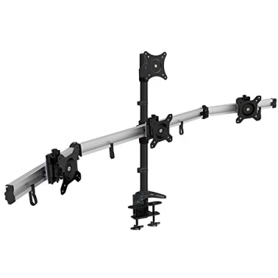 Bild av HFTEK fyrdubbel monitorarm bordsfäste för 4 skärmar från 15 27 tum med VESA 75/100 (MP234C L)