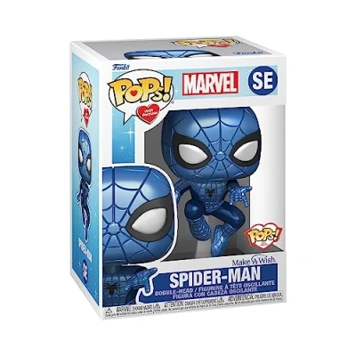 Bild av Pop Make a Wish Spider Man Metallic Vinyl Figure