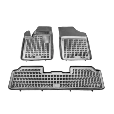 Bild av REZAW PLAST 201215 Ensemble de tapis sol Caoutchouc avant et arrière 3 noir Sur mesure CITROËN: Berlingo / First I