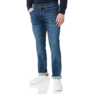 Bild av camel active herr Regular fit jeans byxor Houston, Mörkblå (mörkblå 42), 42W / 34L