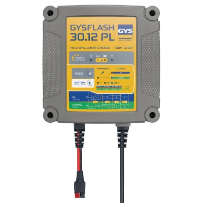 Bild av GYS GYSFLASH 30.12 PL 029668 chargeur de batterie portable, d&#039;entretien 7/15/30 A 12