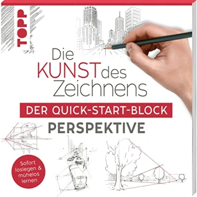 Bild av Die Kunst des Zeichnens. Der Quick Start Block Perspektive: Sofort loslegen &amp; mühelos lernen