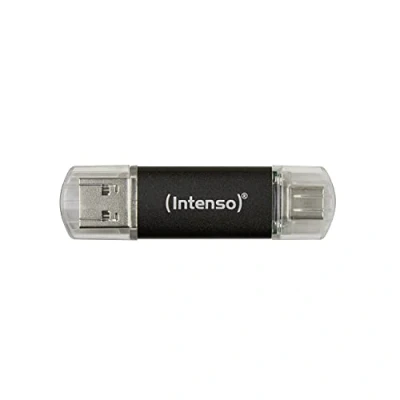 Bild av Intenso Twist Line 256 GB, Dual USB minne 3,2 Gen 1 x 1, C och A, 70 MB/s, antracit