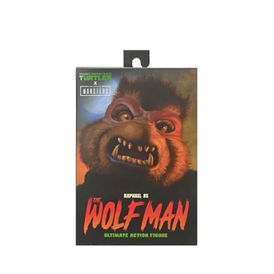 Bild av NECA Universal Monsters/Teenage Mutant Ninja Turtles Raphael som The Wolfman 17,78 cm skala actionfigur