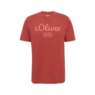 Bild av s.Oliver Kurzarm Tshirt med print, Storlek: Large, Mohnrot