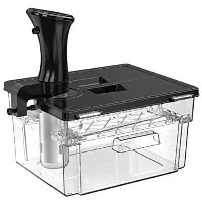 Bild av sous vide behållare med lock rack 11 l för stick garer flera märken lämplig multifunktionell dubbeldörr transparent polykarbonat fri från BPA