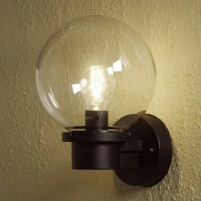 Bild av Konstsmide Utomhusvägglampa Nemi utan sensor, svart