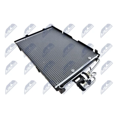 Bild av NTY CCS PL 009 Condenseur De Clim sans déshydrateur 631x386x16 Aluminium OPEL: Corsa C 3/5 portes, Combo Tour