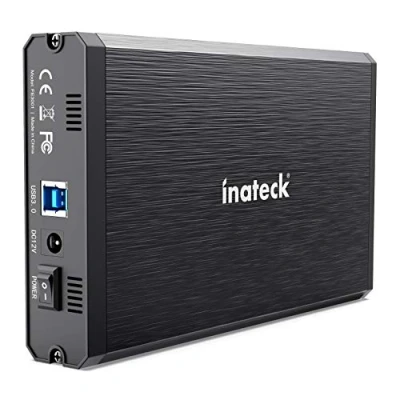 Bild av Inateck Externt hårddiskhölje 3,5&quot; USB 3.0 extern hårddisk/SSD aluminiumhölje för 3.5/2.5 SATA hårddisk