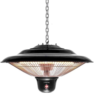 Bild av TROTEC Design takvärmare IR 1500 SC terrassvärmare, infraröd spotlight, värmestrålare, 3 värmenivåer 500 W/1 000 W effekt yta 10 m2 takmontering, energieffektiv