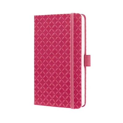 Bild av Sigel JN104 Notebook Jolie, ca. A6, fodrad, hårt fodral, design fuchsia rosa