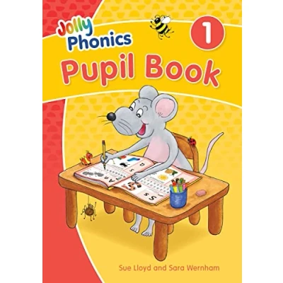 Bild av Jolly Phonics Pupil Book 1: in Precursive Letters (British English edition)