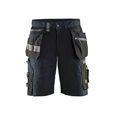 Bild av HANTVERKSSHORTS 1598 1343 MED STRETCH MÖ MARINBLÅ/SVART C44 Beijerbygg Byggmaterial