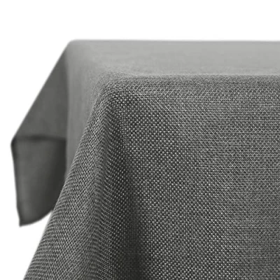 Bild av Deconovo bordsduk vattenavvisande lotuseffekt bordsduk, 130x220 cm, grå, 1 bit