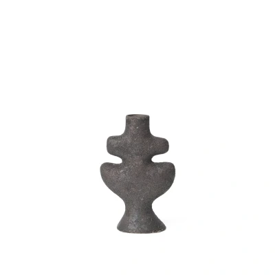 Bild av Ferm Living Yara Candle Holder Ljusstake Small Rustic Iron W10 x D5.3 H16 cm