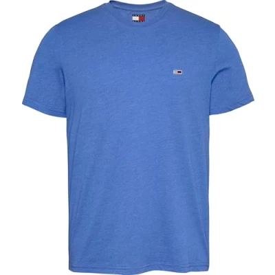 Bild av Tommy Jeans SLIM Jaspe TEE Tshirt bas, Storlek: 66, Tempo blue