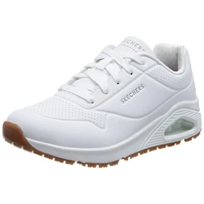 Bild av Skechers dam Träningsskor 108021ec Wht, Vit syntetisk, 37 EU