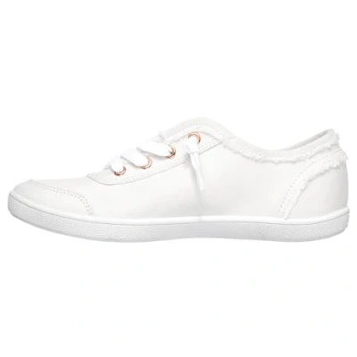 Bild av Skechers Wide Fit BOBS B CUTE Sneakers, Storlek: 40, White canvas Bomull