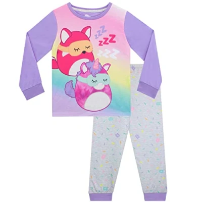 Bild av Squishmallows Flickor Pyjamas Lila 134