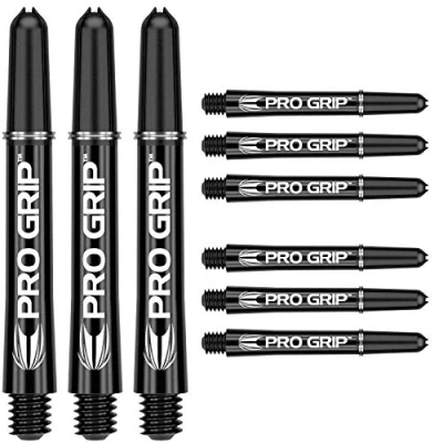 Bild av Target Pro Grip 3 Set svart dart skaft shorts
