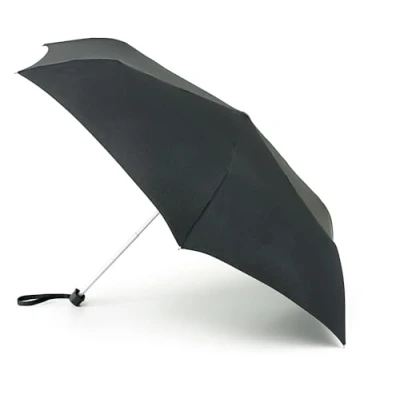 Bild av Fulton Miniflat 1 Fällbar Paraply, 23.1 x 5.6 3.7 cm, Svart