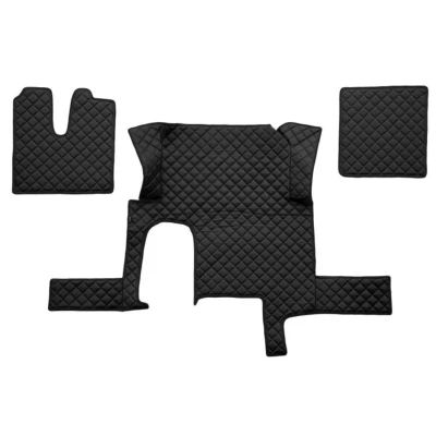 Bild av F CORE FL29 BLACK Ensemble de tapis sol Similicuir avant 3 noir