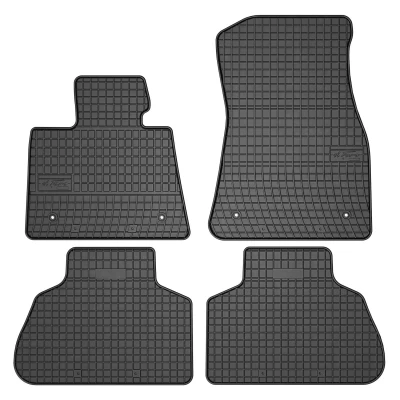 Bild av FROGUM 546856 Ensemble de tapis sol Caoutchouc avant et arrière 4 noir Sur mesure BMW: X5