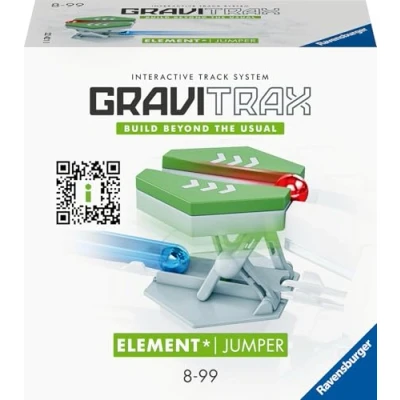 Bild av Ravensburger GraviTrax Element Jumper Zubehör für das Kugelbahnsystem. Kombinierbar mit allen Produktlinien, Starter Sets, Extensions und Elements, Konstruktionsspielzeug ab 8 Jahren